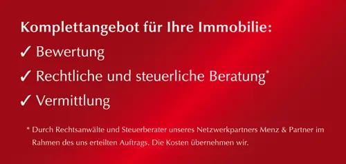 Erklärung zum Netzwerkpartner auf rotem Untergrund.